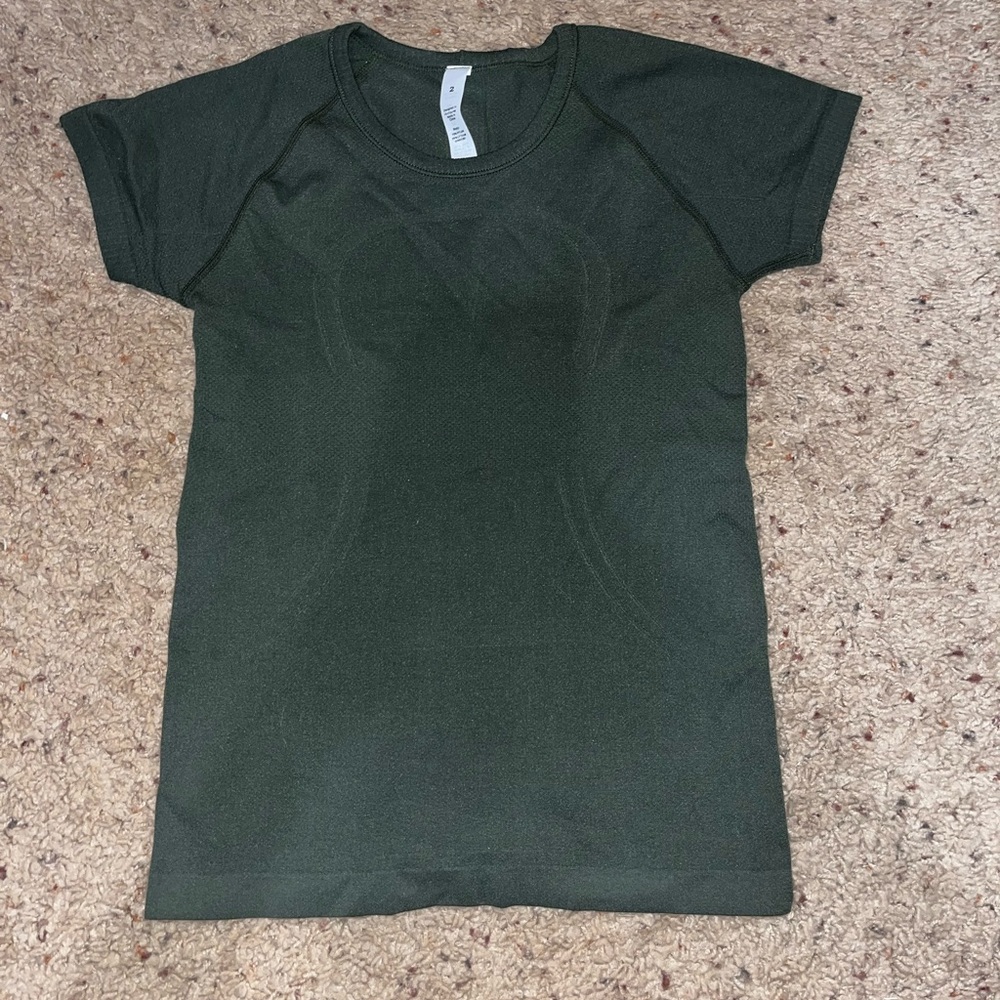 Hunter green lulu lemon swiftly tech